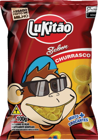 Salgadinho Lukitão Churrasco 100g