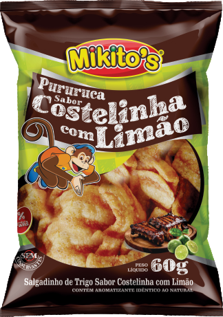 Salg. Trigo Pururuca sabor Costelinha c/ Limão 60g